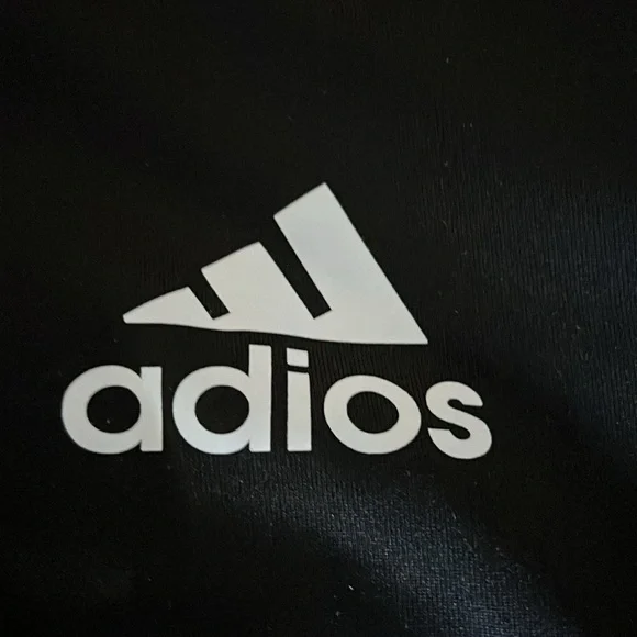 Fake Adidas Black Short Sleeve Tee with Iconic Logo - Picture 3 of 4